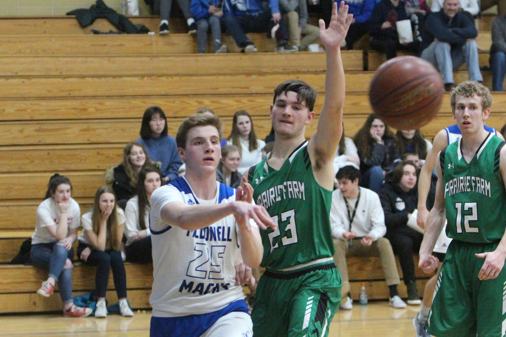 Prairie Farm at McDonell boys basketball 2-26-19